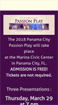 Mobile Screenshot of panamacitypassionplay.com